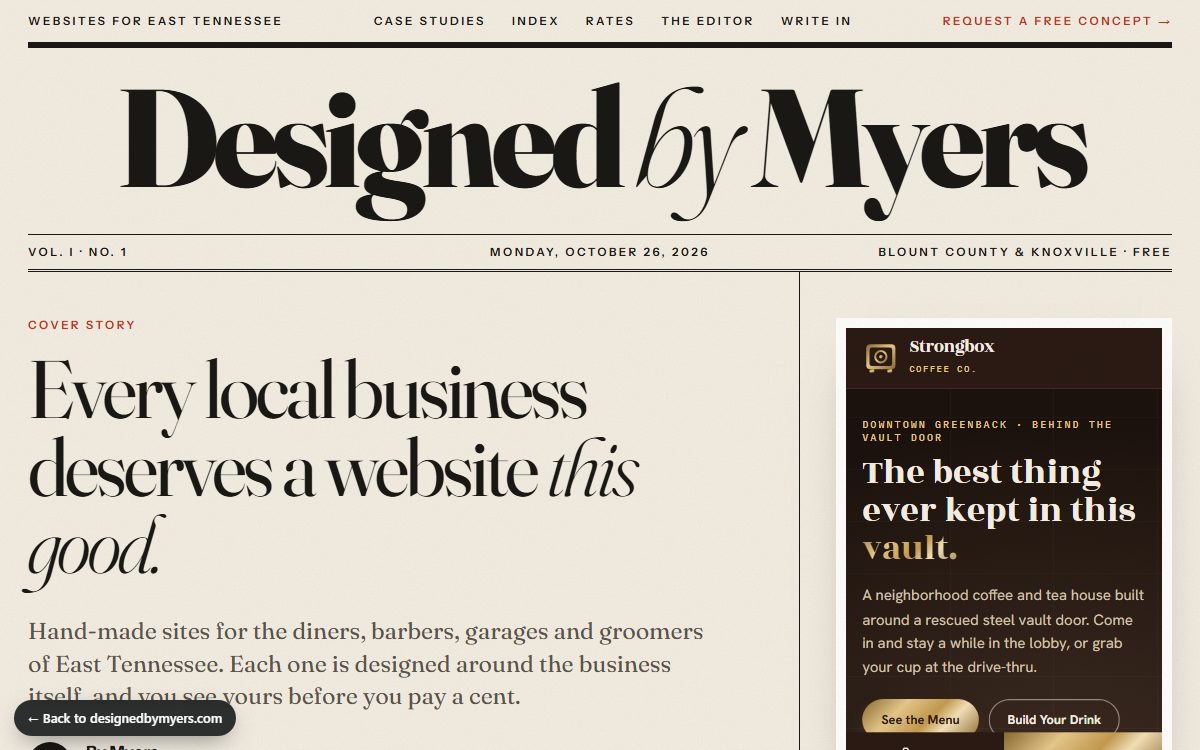 Preview of the Editorial direction: this site as a print magazine